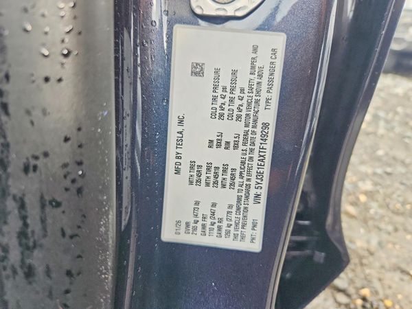 2026 TESLA MODEL 3