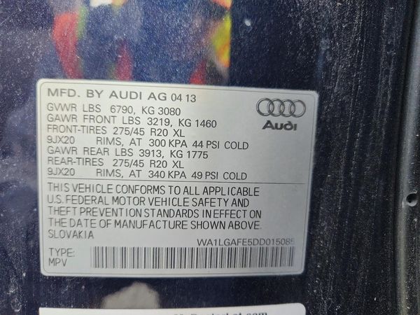 2013 AUDI Q7 Premium Plus