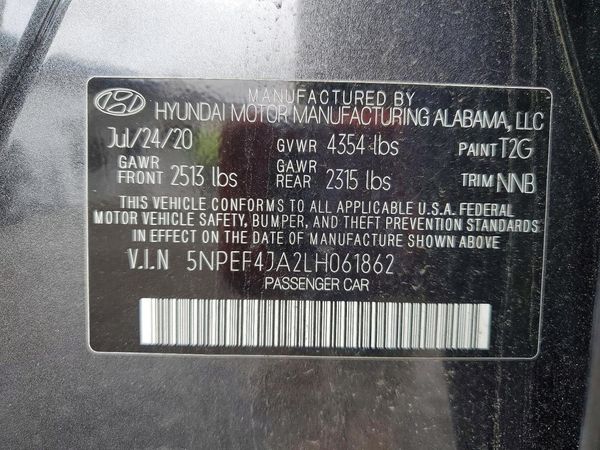 2020 HYUNDAI SONATA