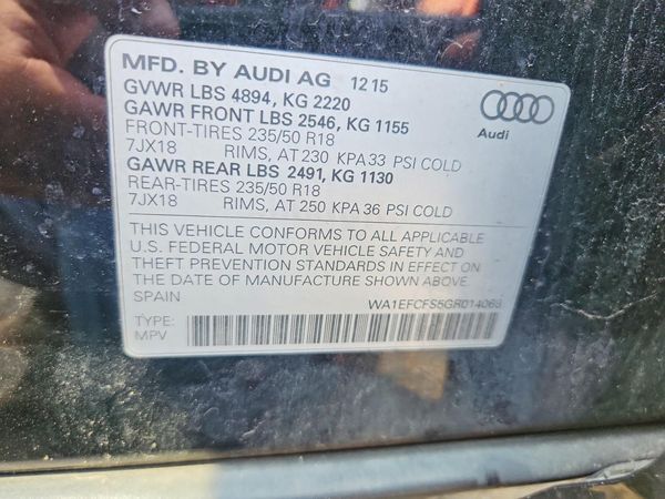 2016 AUDI Q3 quattro Premium Plus