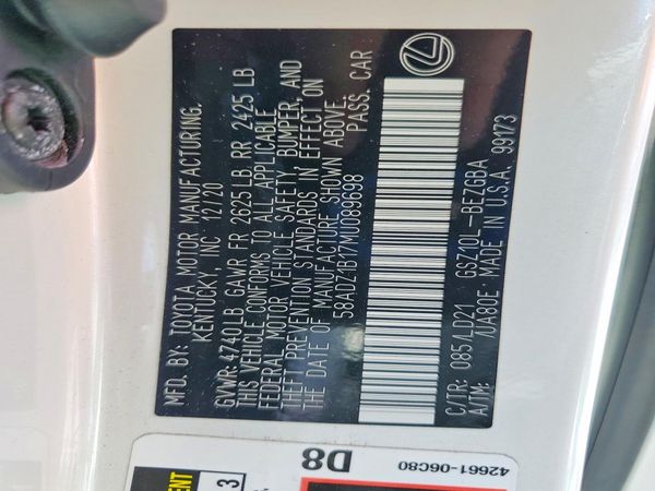 2021 LEXUS ES 350 350 Premium