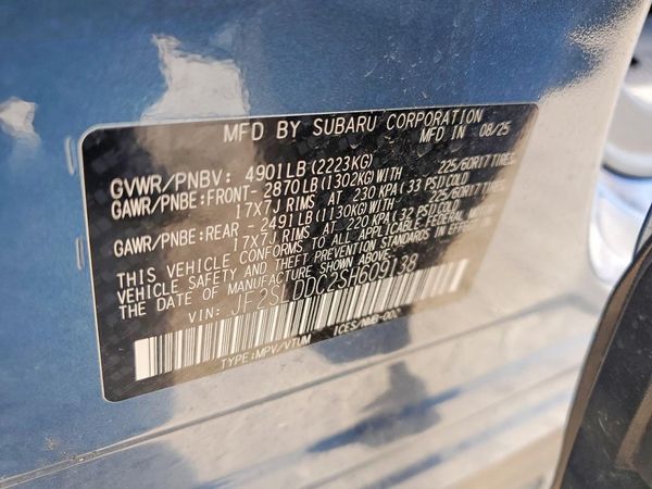 2025 SUBARU FORESTER Premium