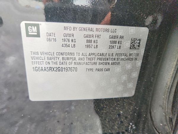 2016 CADILLAC ATS Standard