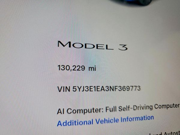2022 TESLA MODEL 3