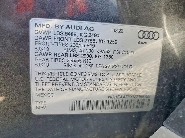2022 AUDI Q5