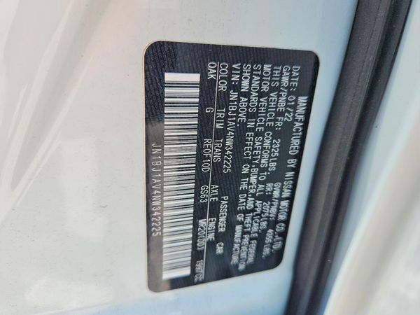 2022 NISSAN ROGUE SPORT S