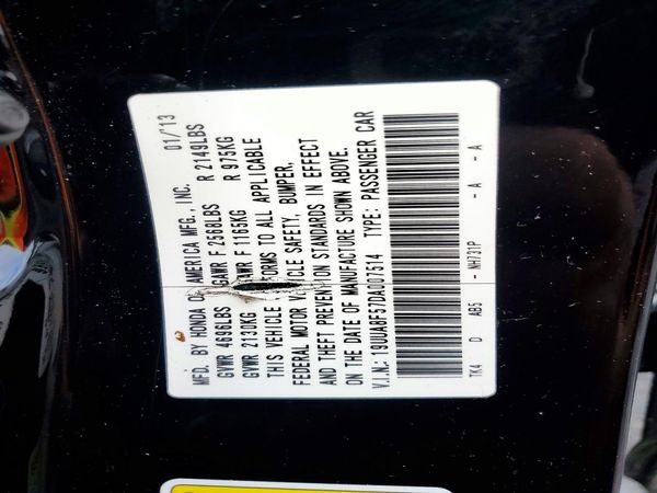 2013 ACURA TL TECH