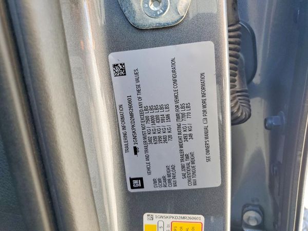 2021 CHEVROLET TAHOE