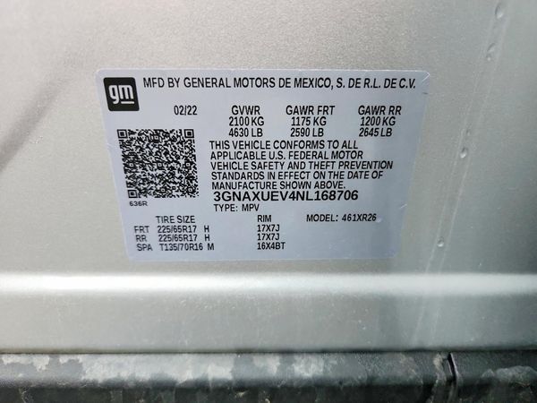 2022 CHEVROLET EQUINOX