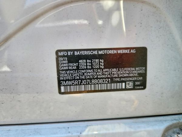 2020 BMW 330XI xDrive NA