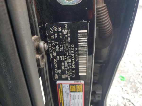 2019 KIA RIO LX, S