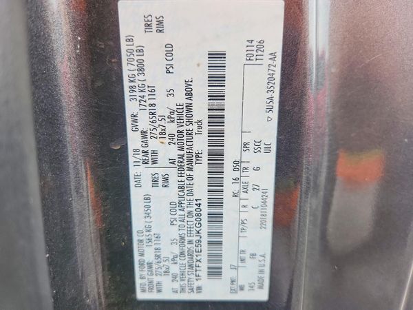 2018 FORD F150