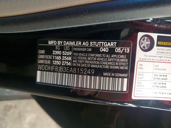 2014 MERCEDES-BENZ E E350