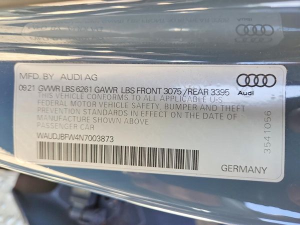 2022 AUDI E-TRON GT