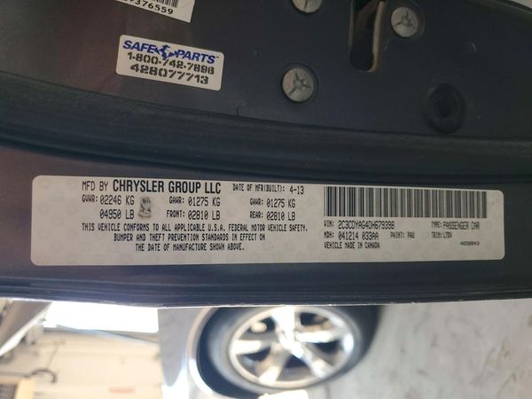 2013 DODGE CHALLENGER Base