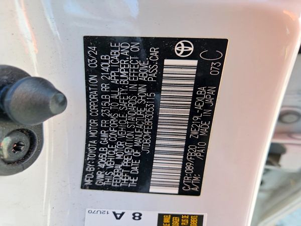 2024 TOYOTA COROLLA