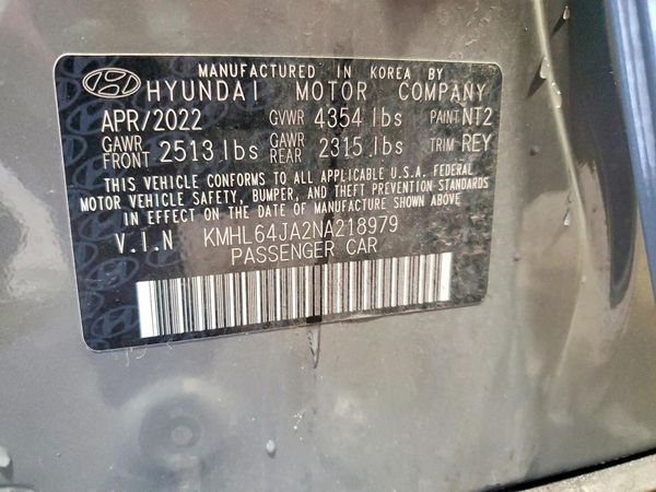 2022 HYUNDAI SONATA SEL