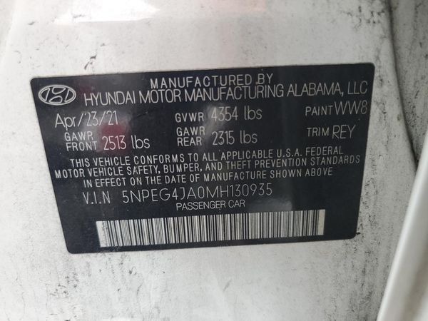 2021 HYUNDAI SONATA