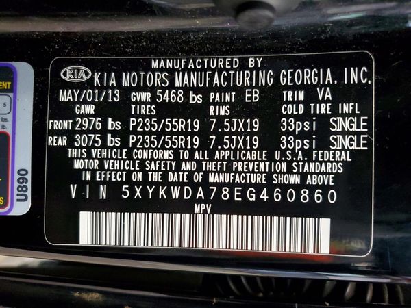 2014 KIA SORENTO