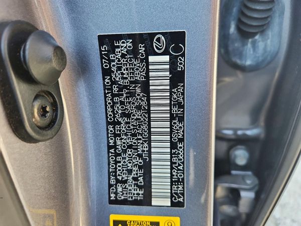 2016 LEXUS ES 350
