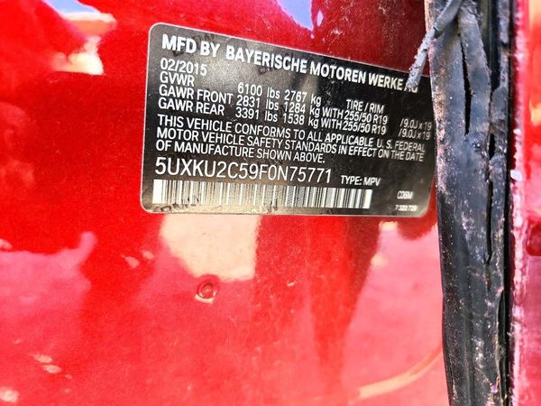 2015 BMW X6 xDrive35i
