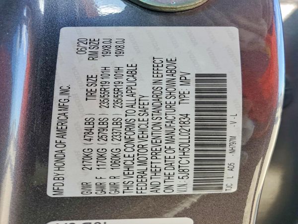 2020 ACURA RDX TECH