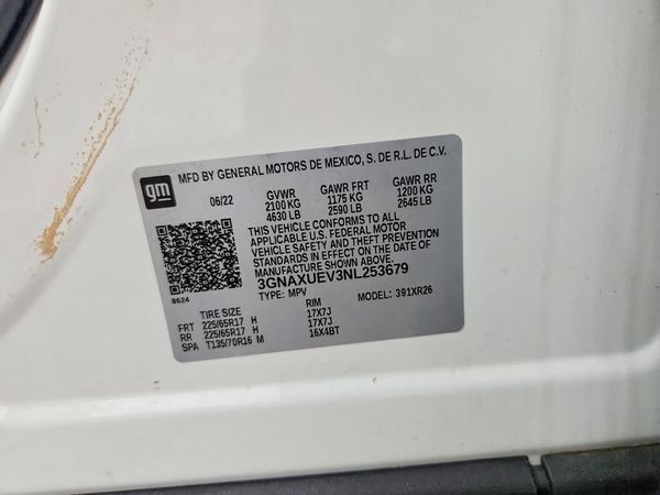2022 CHEVROLET EQUINOX LT (1LT)