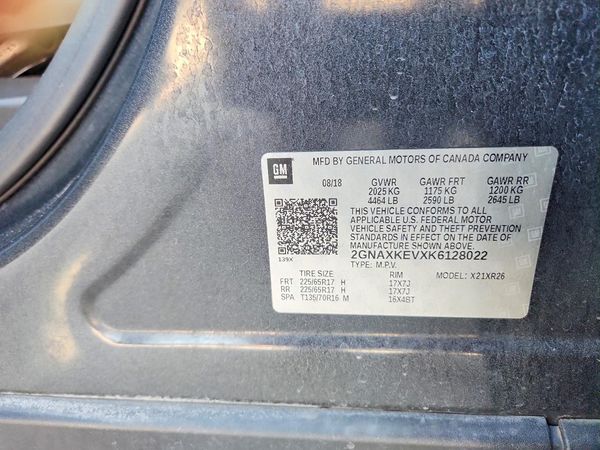 2019 CHEVROLET EQUINOX LT (1LT)