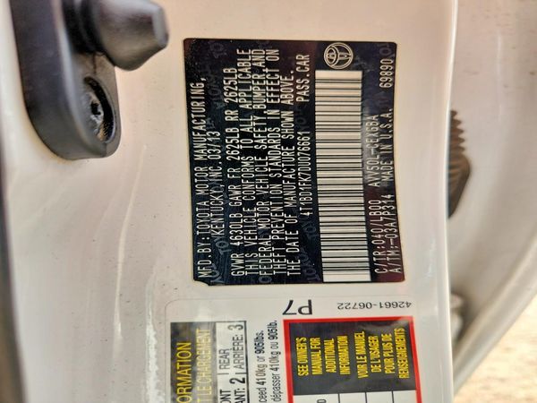 2013 TOYOTA CAMRY SOLA Hybrid