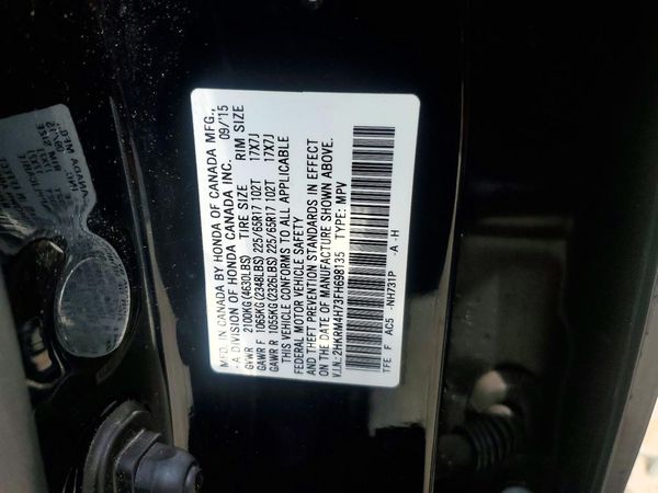 2015 HONDA CRV EX-L