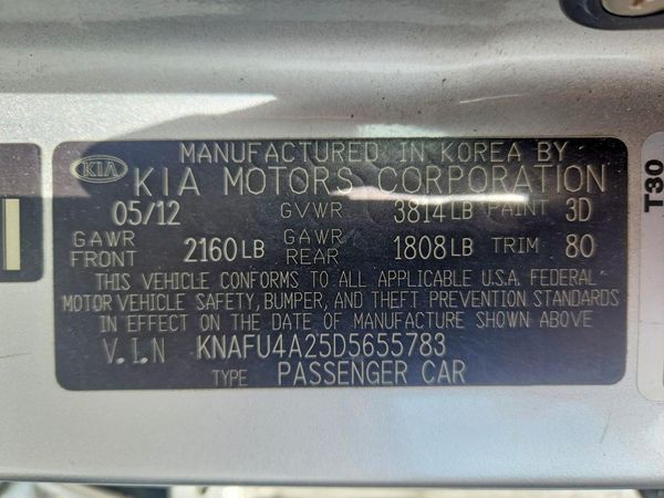 2013 KIA FORTE EX
