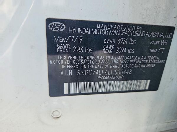 2020 HYUNDAI ELANTRA