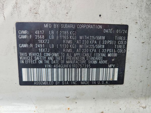 2024 SUBARU CROSSTREK Sport