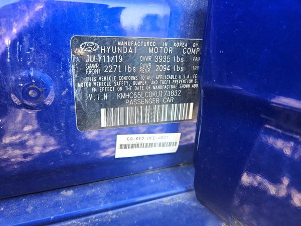 2019 HYUNDAI IONIQ Blue (HEV)