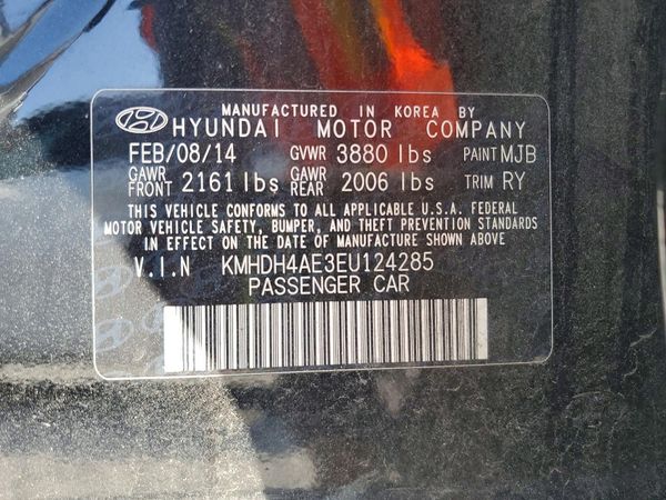 2014 HYUNDAI ELANTRA