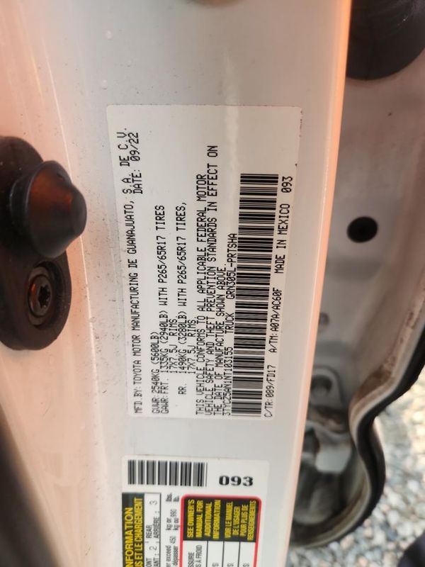 2022 TOYOTA TACOMA