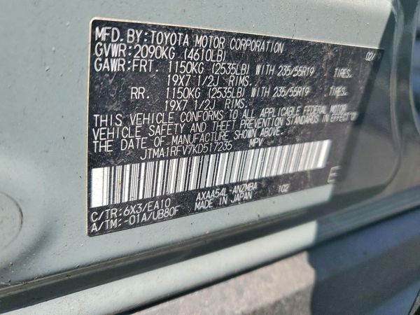 2019 TOYOTA RAV4 XLE Premium