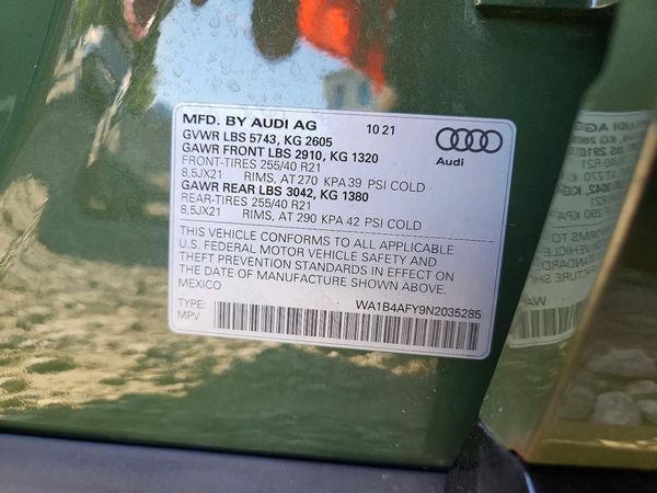 2022 AUDI SQ5