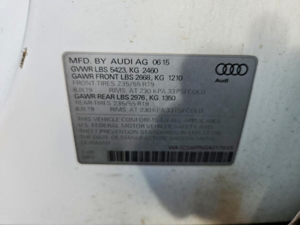 2016 AUDI Q5