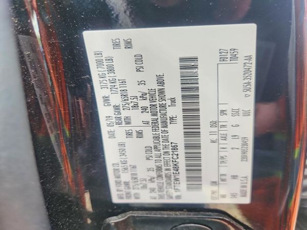 2019 FORD F150