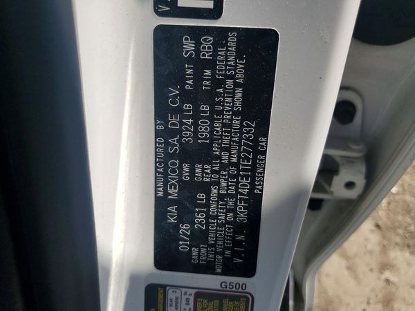2026 KIA K4 LX, LXS
