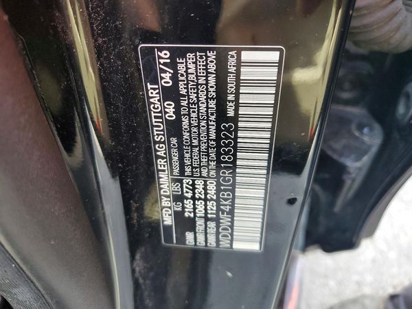 2016 MERCEDES-BENZ C