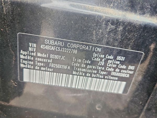 2018 SUBARU OUTBACK Premium+ES