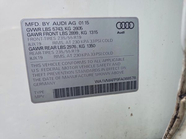 2015 AUDI Q5 Prestige