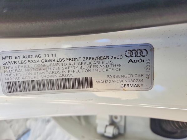 2012 AUDI A7 quattro Prestige