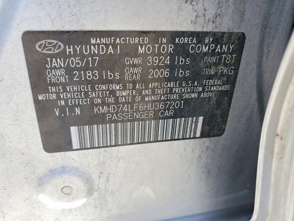 2017 HYUNDAI ELANTRA