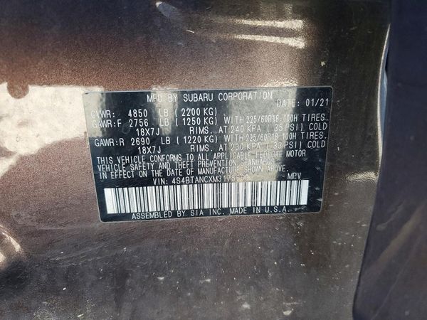2021 SUBARU OUTBACK