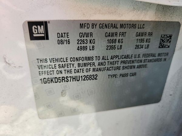 2017 CADILLAC CT6