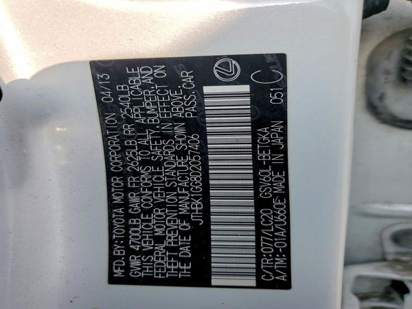 2013 LEXUS ES 350