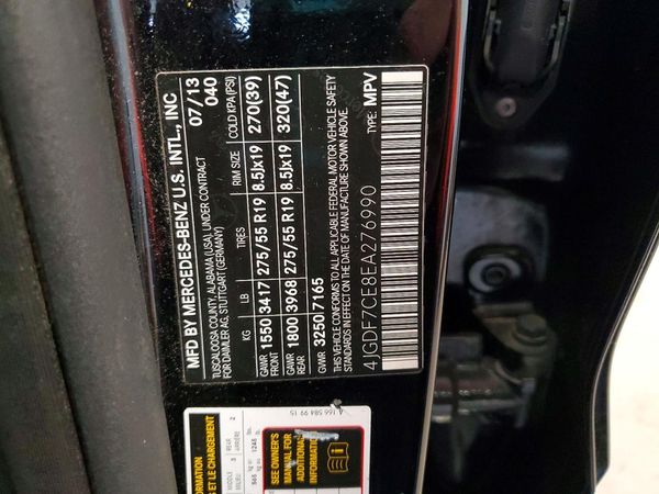 2014 MERCEDES-BENZ GL GL450 4MATIC